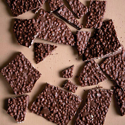 Milk Chocolate Crispy Barks ๐
