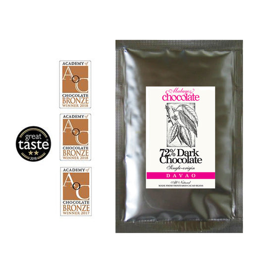 Single-Origin Couverture (Davao Region) ๐ฉโ๐ณ 72% Dark Chocolate