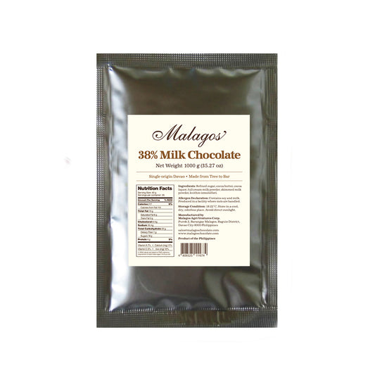 Single-Origin Couverture (Davao Region)๐ฉโ๐ณ 38% Milk Chocolate